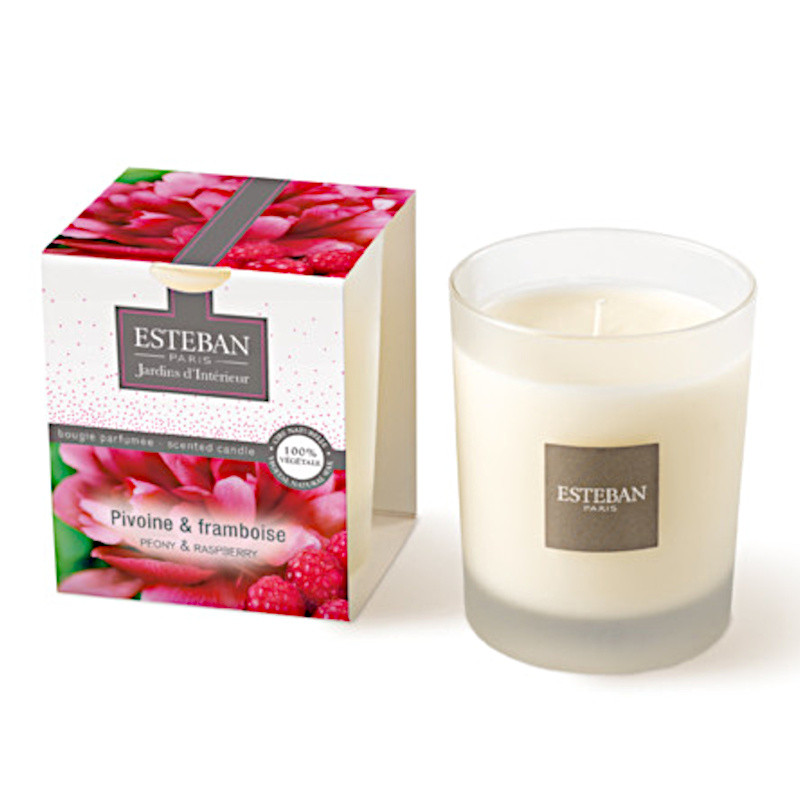 ESTEBAN Peony & Rasperry Świeca zapachowa