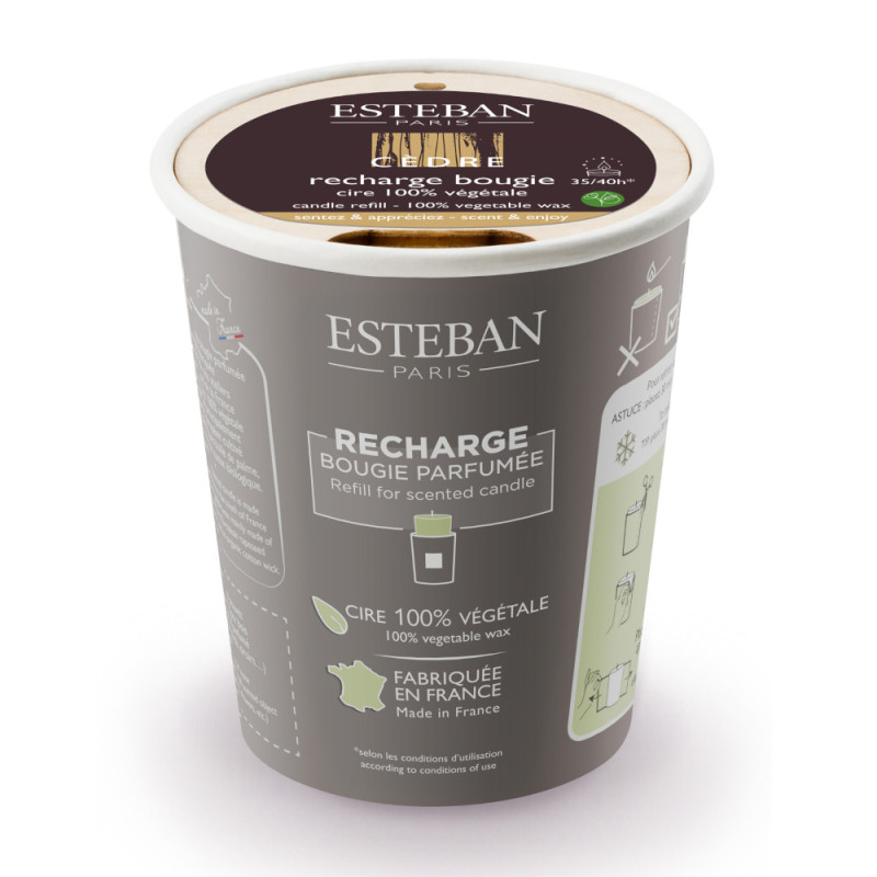 ESTEBAN Cèdre Świeca zapachowa wkład