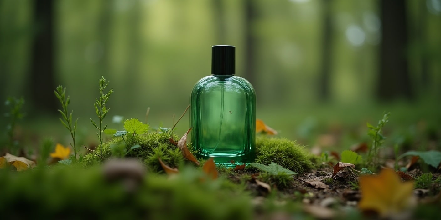 zielone perfumy w lesie perfumy o zapachu zieleni i ogrodu